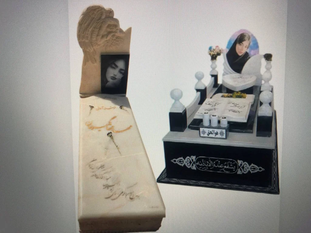 سنگ قبر دخترانه