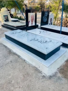 طرح ها و نمونه های سنگ قبر ساده و شیک